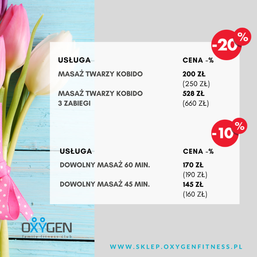 dzien-matki-cennik Dzień Matki w Oxygen Family Fitness Club